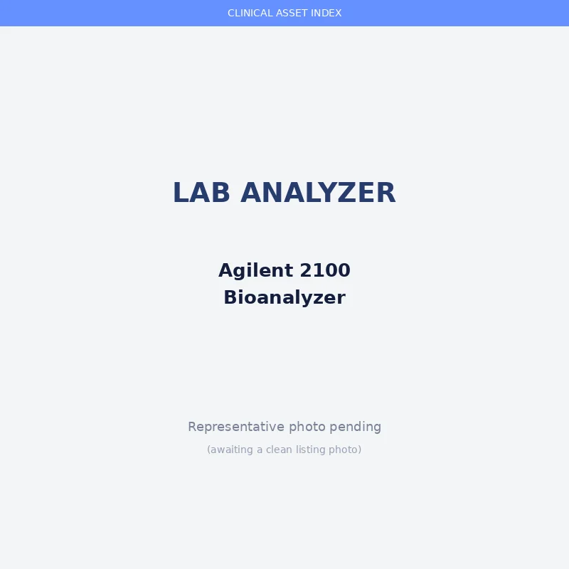 Agilent 2100 Bioanalyzer
